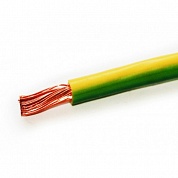 Провод силовой ПУГВ 1х10 желто-зеленый мп
