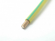 Провод силовой ПуВ 1х6 желто-зеленый  ож