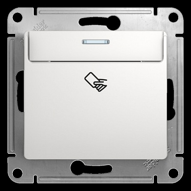 GLOSSA Выключатель карточный в рамку белый сх.6 (GSL000169) Шнейдер Электрик