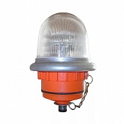 Светильник светодиодный ЗОМ-6вт LED красный стекло/алюминиевое основание 220В IP65 (77700410) Ватра