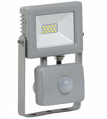Прожектор светодиодный ДО-10w с ИК датчиком 6500К 800Лм IP44 (LPDO702-10-K03) IEK