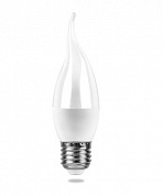 Лампа светодиодная LED 7вт Е27 теплый матовая свеча на ветру (SBC3707) (55056) SAFFIT