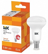 Лампа светодиодная LED рефлекторная 5вт E14 R50 тепло-белый ECO (LLE-R50-5-230-30-E14) (LLE-R50-5-230-30-E14) IEK