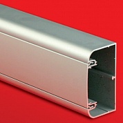 Кабель-канал 110x50мм алюминиевый с крышкой серый металлик (01199) DKC