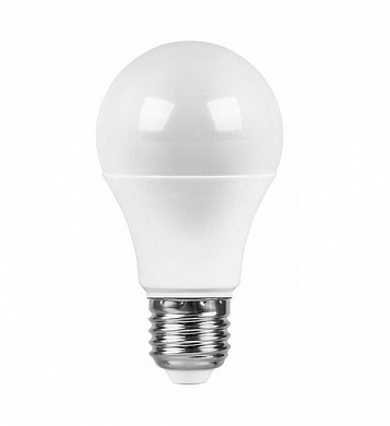 Лампа светодиодная LED 7вт Е27 белый (SBA6007) (55002) SAFFIT