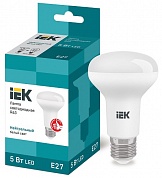 Лампа светодиодная LED рефлекторная 5вт E27 R63 белый ECO (LLE-R63-5-230-40-E27) (LLE-R63-5-230-40-E27) IEK
