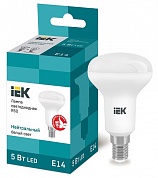 Лампа светодиодная LED рефлекторная 5вт E14 R50 белый ECO (LLE-R50-5-230-40-E14) (LLE-R50-5-230-40-E14) IEK