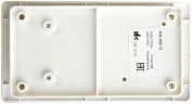 Блок: розетка + выключатель двухклавишный белый (GSL000172) Шнейдер Электрик