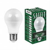 Лампа светодиодная LED 12вт Е27 белый (SBA6012) (55008) SAFFIT
