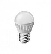 Лампа светодиодная LED 6вт Е27 дневной матовый шар (61138 OLL-G45) (20180) ОНЛАЙТ