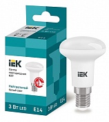 Лампа светодиодная LED рефлекторная 3вт E14 R39 белый ECO (LLE-R39-3-230-40-E14) (LLE-R39-3-230-40-E14) IEK
