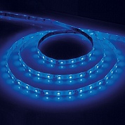 Лента светодиодная LEDх60/м 5м 4.8w/m 12в IP65 синий (LS604 синий) (27677) FERON