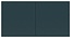 Розетка ATLASDESIGN двойная с заземлением со шторками сдвижная крышка 16А в сборе изумруд (ATN000828) Шнейдер Электрик
