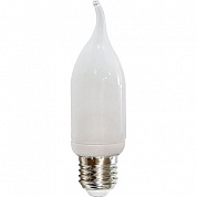 Лампа энергосберегающая КЛЛ 11/827 Е14 D36х136 свеча на ветру (ELC76) (04049) FERON