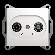 GLOSSA Розетка TV-R одиночная 1DB белый в рамку (GSL000194) Шнейдер Электрик